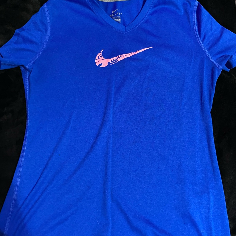 Nike Women's Blue Dri-FIT Top